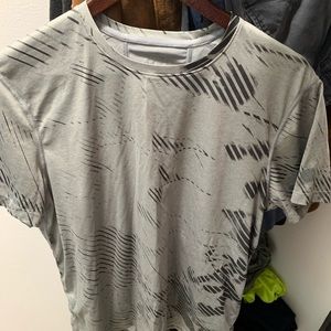 ASICS running shirt.